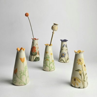 Wildflower bud vases